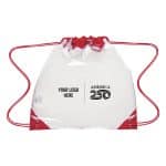 Custom America250™ Touchdown Clear Eva Drawstring Backpack