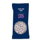 Custom America250™ Zagasnacks™ Pack Promo Bag With Printed Mints - 5"