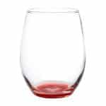 Custom Enjoy 21 oz. ARC Stemless Wine Glass with Color Bottom - 1