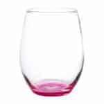 Custom Enjoy 21 oz. ARC Stemless Wine Glass with Color Bottom - 2