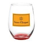 Custom Enjoy 21 oz. ARC Stemless Wine Glass with Color Bottom - 7