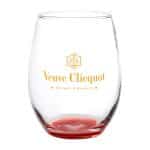 Custom Enjoy 21 oz. ARC Stemless Wine Glass with Color Bottom - 8