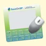 Custom Frame-It Flex® DuraTec® 7.5"x8"x3/16" Calendar Mouse Pad