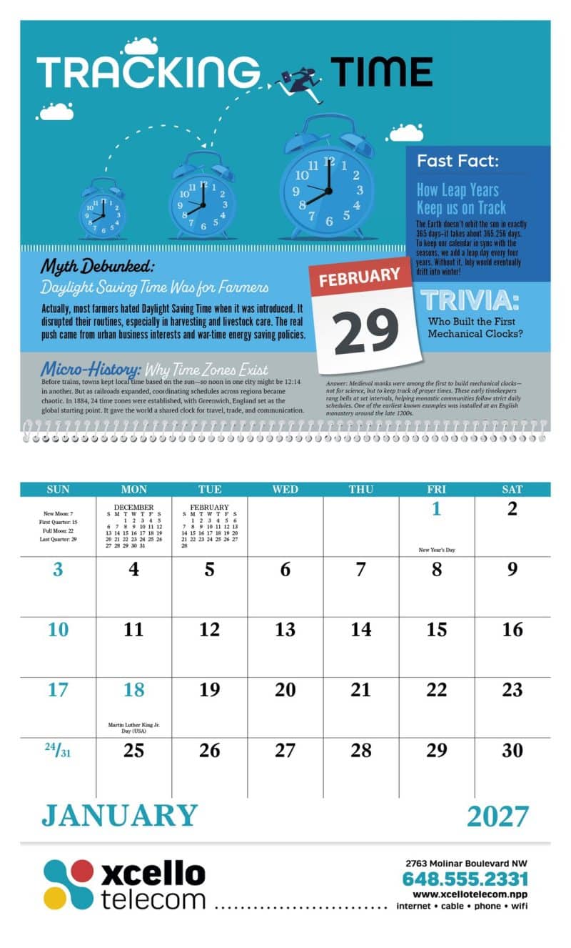 Tales & Tiny Truths - Spiral Calendar - 1