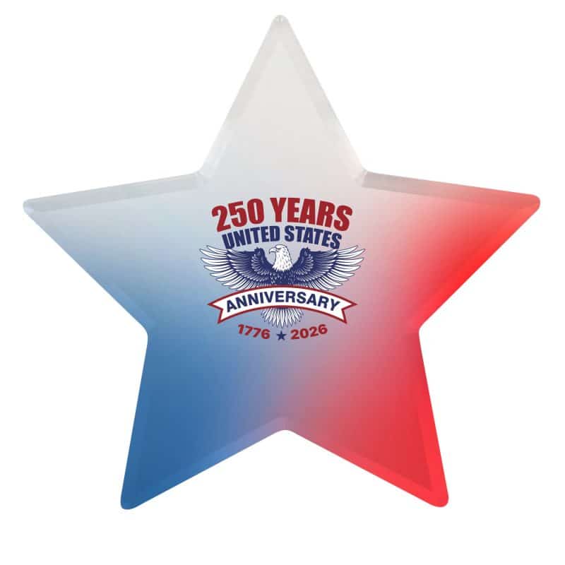 Custom Patriotic Acrylic Star - 1
