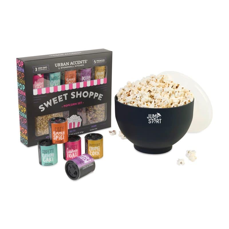 Custom Sweet Celebration Popcorn Party Gift Box - Black