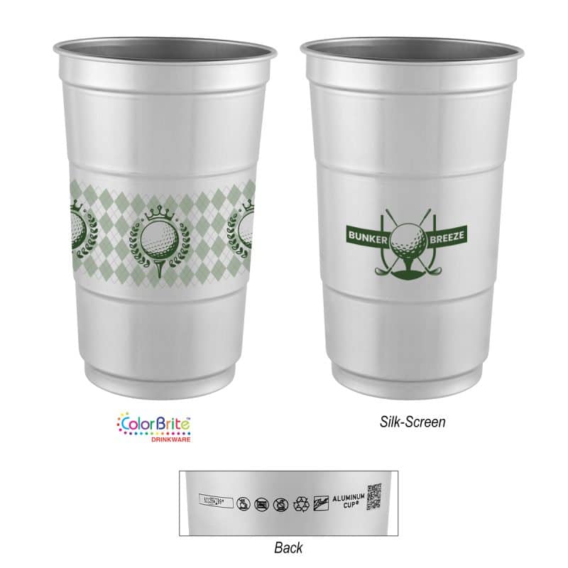 Custom Top Cup By Ball™ 24 Oz. Aluminum Cup