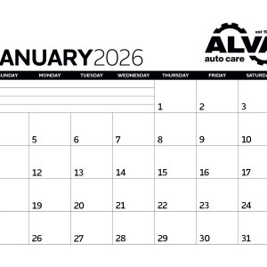 Custom Triumph® Calendars Small Monthly Desk Pad - Black & White Calendar
