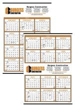 Custom Triumph® Calendars Small Quantity Custom Span-A-Year Calendar