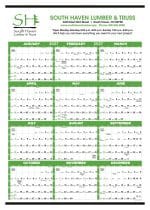 Custom Triumph® Calendars Small Quantity Custom Span-A-Year Calendar - 2