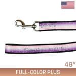 Custom 1" X 48" Sublimated Heavy Duty Pet Leash with Nickel-plated Hardware