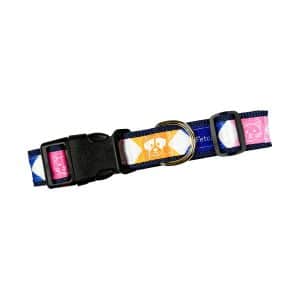 Custom 1" x 20" Sublimated Pet Collar with Gold-Colored Hardware