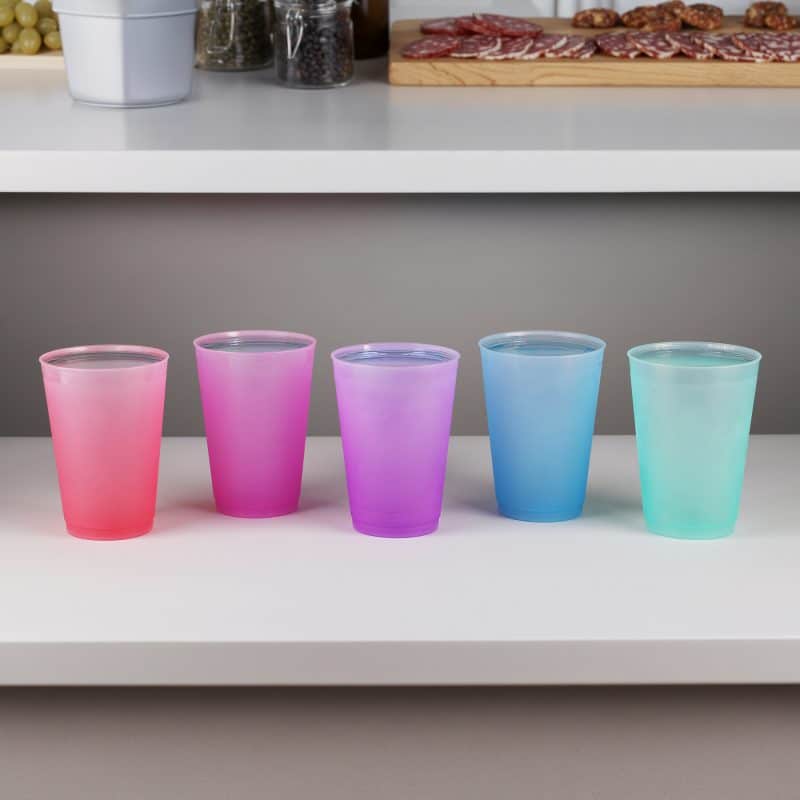 Custom 12 Oz. Frost Flex Mood Cup - 1