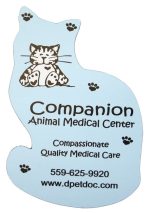 Custom 4" Cat Shaped Magnet