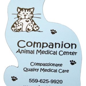 Custom 4" Cat Shaped Magnet