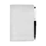 Custom 4" X 6" Sewn Paper Cover Notebook with Pen - 3
