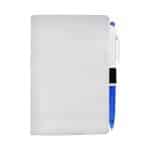 Custom 4" X 6" Sewn Paper Cover Notebook with Pen - 5