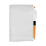 Custom 4" X 6" Sewn Paper Cover Notebook with Pen - 9