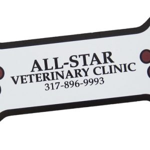 Custom 5" Bone Shaped Magnet