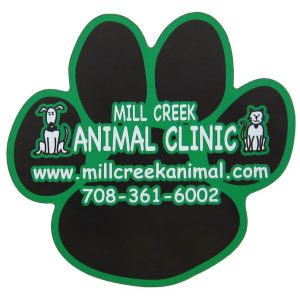 Custom 5" Paw Shaped Magnet