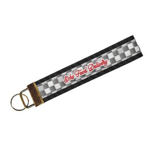 Custom 5" Sublimated Key Strap with Antique Bronze-Colored Hardware