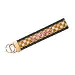 Custom 5" Sublimated Key Strap with Gold-Colored Hardware
