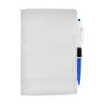 Custom 5" x 7" Sewn Paper Cover Notebook with Pen - 4
