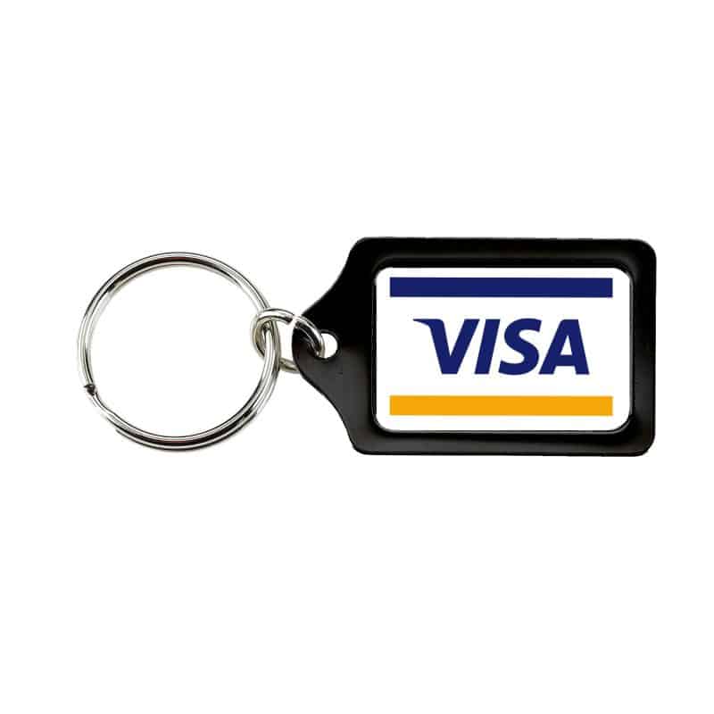 Custom Black Tombstone Key Tag - 2