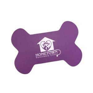 Custom Bone Shaped Vinyl Pet Mat