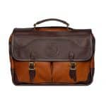 Custom Duluth Pack™ Bison Leather Entrepreneur Briefcase