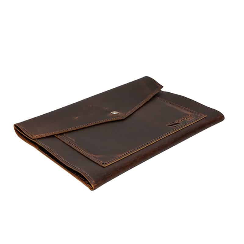 Custom Duluth Pack™ Heritage Leather Business Portfolio - 3