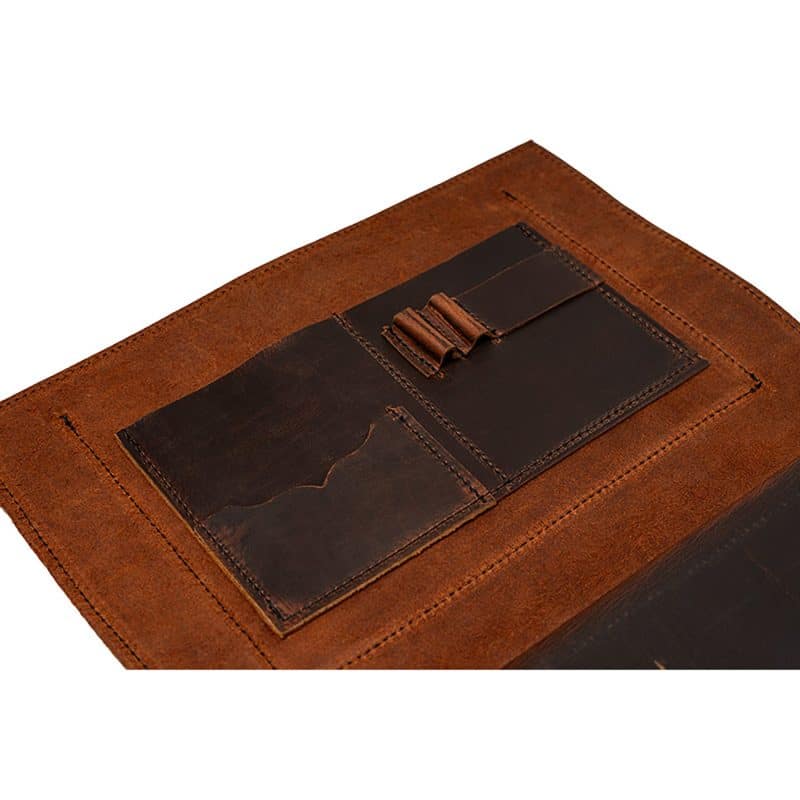 Custom Duluth Pack™ Heritage Leather Business Portfolio - 4