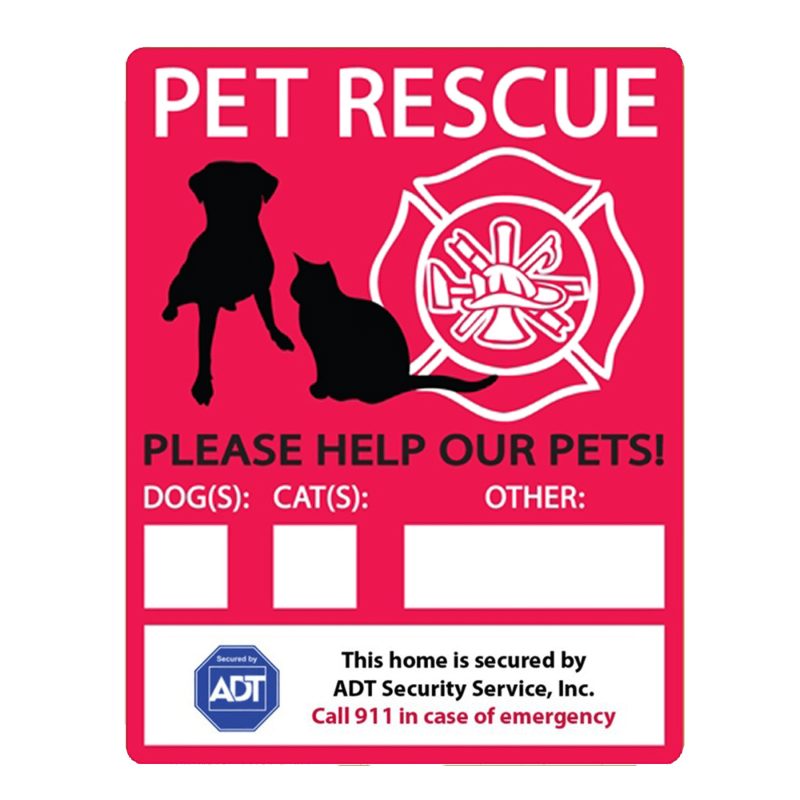 Custom Emergency Rescue Window Decal
