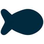 Custom Fish Shaped Vinyl Pet Mat - 7