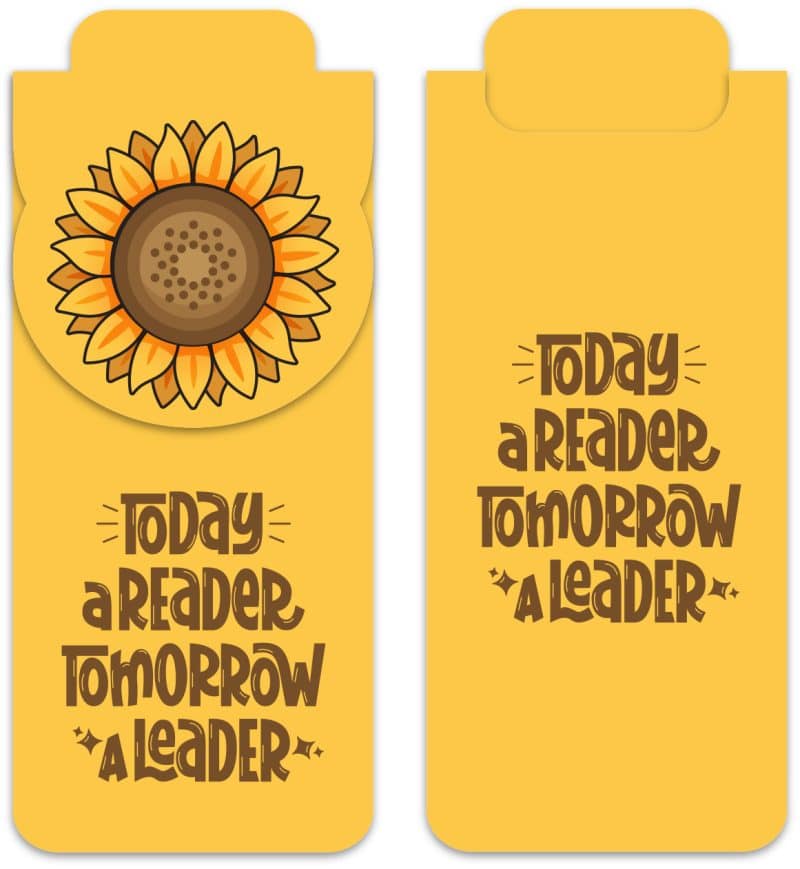 Custom Good Value™ Flowers Magnetic Bookmark - 2