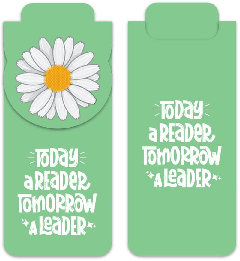 Custom Good Value™ Flowers Magnetic Bookmark