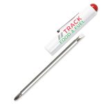 Custom Jumbo Pocket Screwdriver Reversible Flat Blade + Button FC