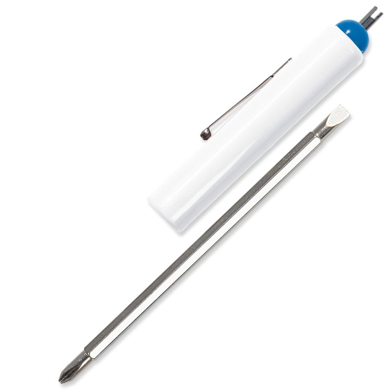 Custom Jumbo Pocket Screwdriver Reversible Flat Blade + Valve St FC - 2