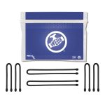 Custom Nite Ize® Gear Tie Kit Black - 1