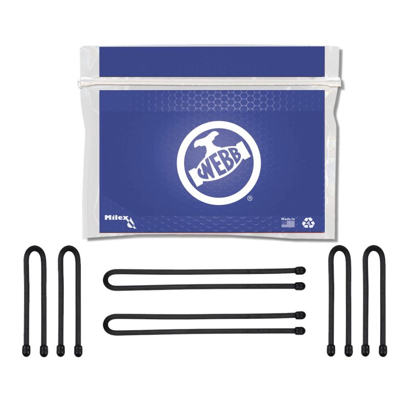 Custom Nite Ize® Gear Tie Kit Black - 1