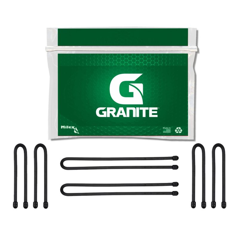 Custom Nite Ize® Gear Tie Kit Black - 2