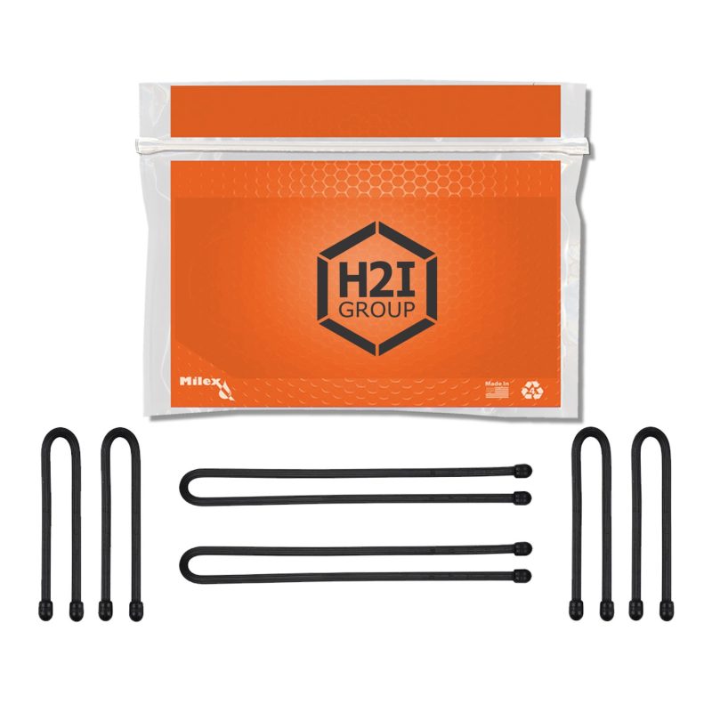 Custom Nite Ize® Gear Tie Kit Black - 3