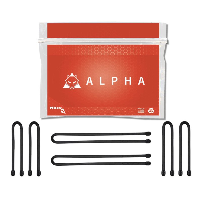 Custom Nite Ize® Gear Tie Kit Black - 4