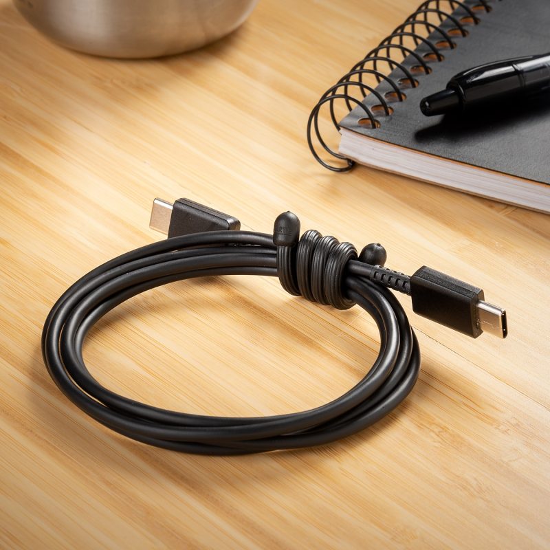 Custom Nite Ize® Gear Tie Kit Black - 9