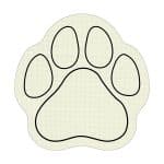 Custom Paw Shaped Rubber Jar Opener - 7