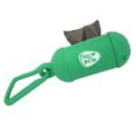 Custom Pet Bag Dispenser with Carabiner Clip - 1 Color Imprint