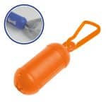 Custom Pet Bag Dispenser with Carabiner Clip - 1 Color Imprint - 5
