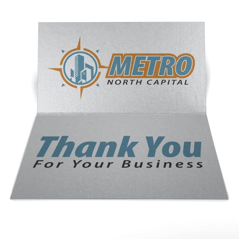 Custom Printed Gift Card - Direct Print - (4 1/2" x 2 1/2") - 4