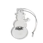 Custom Snowman Shaped USA Made Acrylic Ornament - 2
