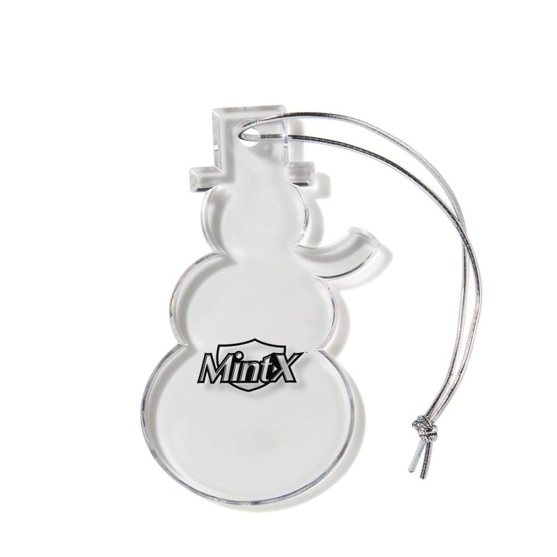 Custom Snowman Shaped USA Made Acrylic Ornament - 2